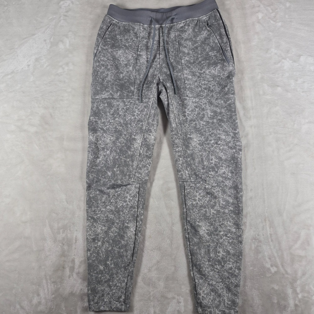 Lululemon Licensed To Train Textured Jogger Pants Men's Medium Gray Camo Active